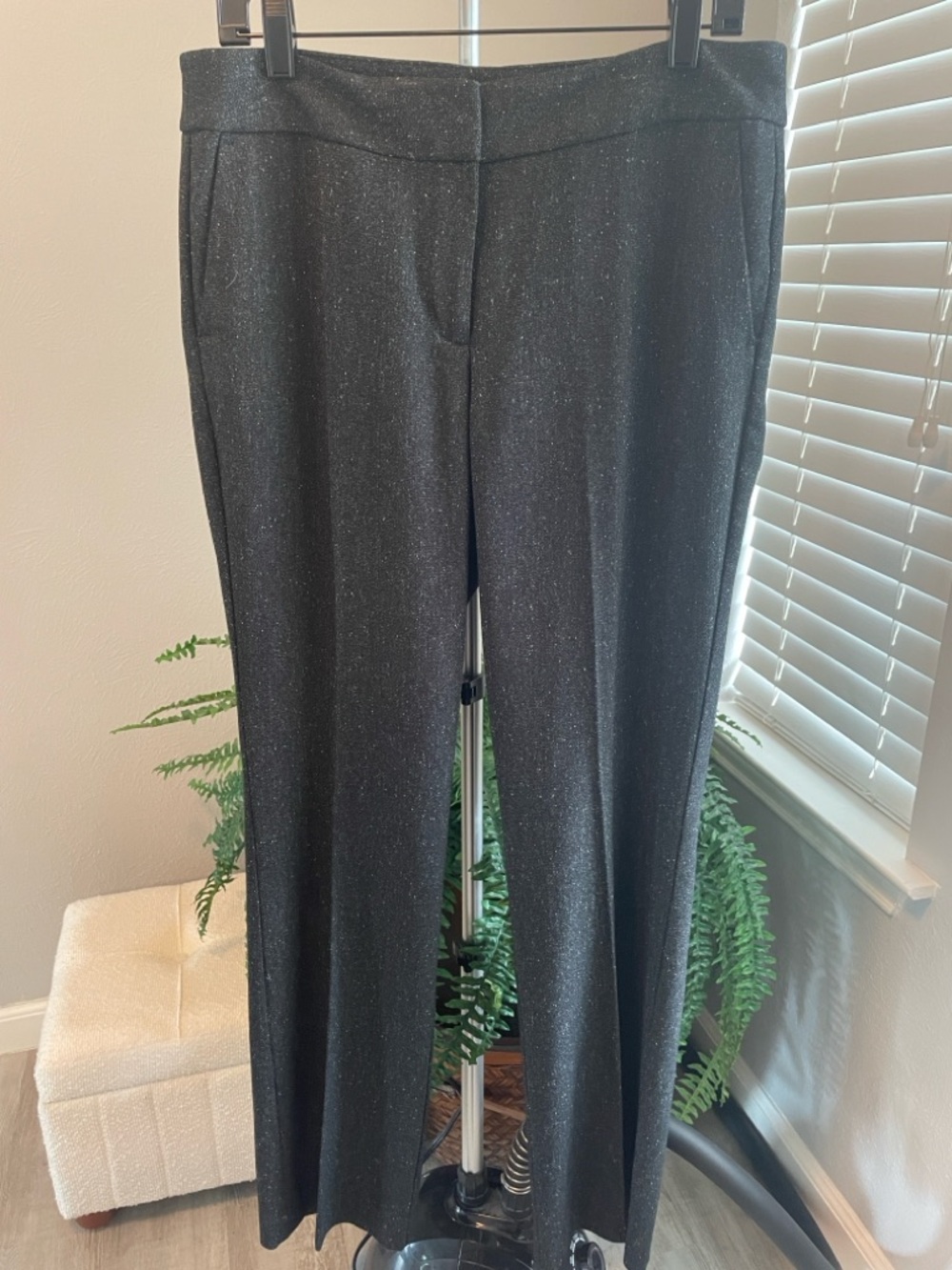 Ann Taylor Factory Black/White Straight Leg Pants